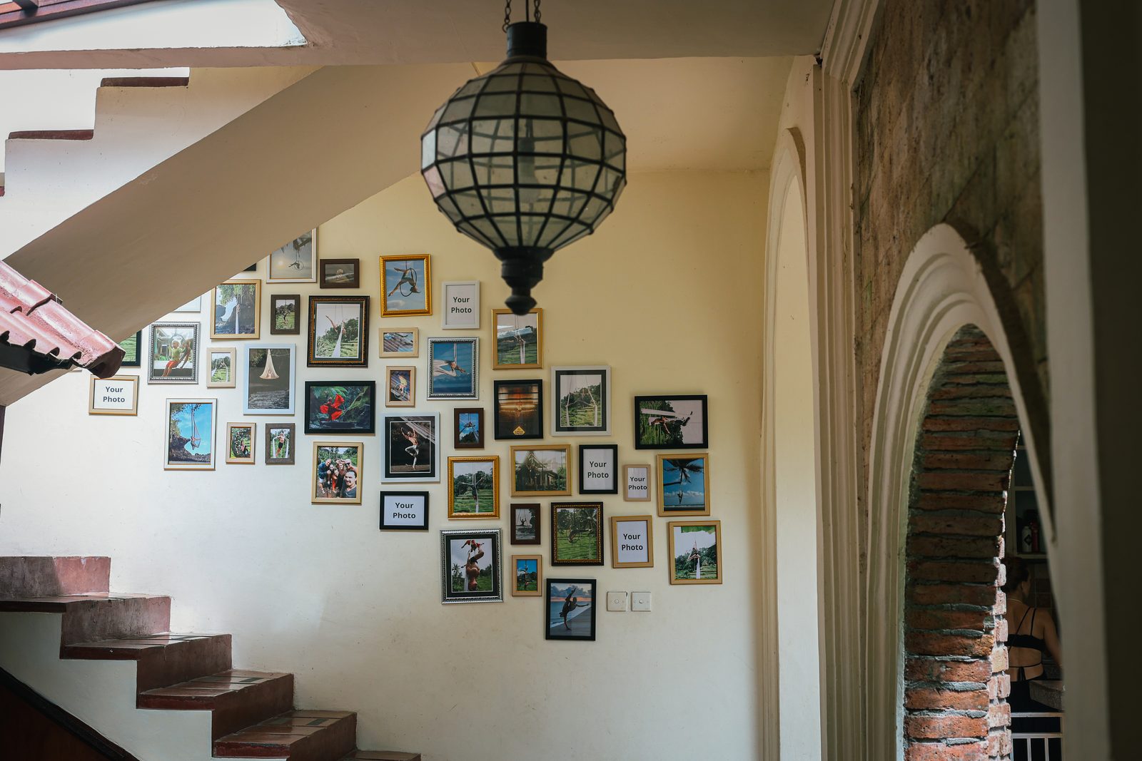 Stairway inside the castle
